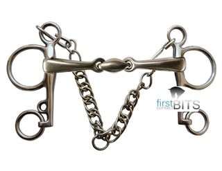 Stainless SteelDouble Jointed Pelham Bit (broken mouth)